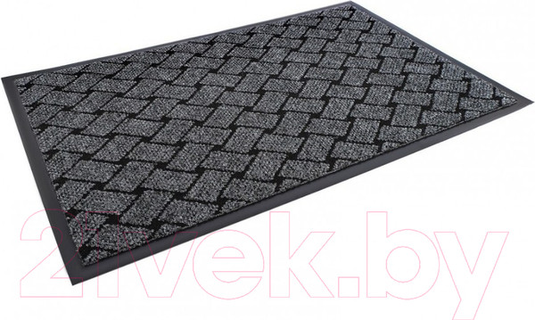 Изображение товара Коврик грязезащитный Kovroff Крафт ребристый 40x60 / 70102 (серый)