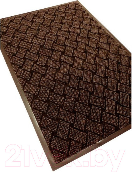 Изображение товара Коврик грязезащитный Kovroff Крафт ребристый 50x80 / 70203 (коричневый)