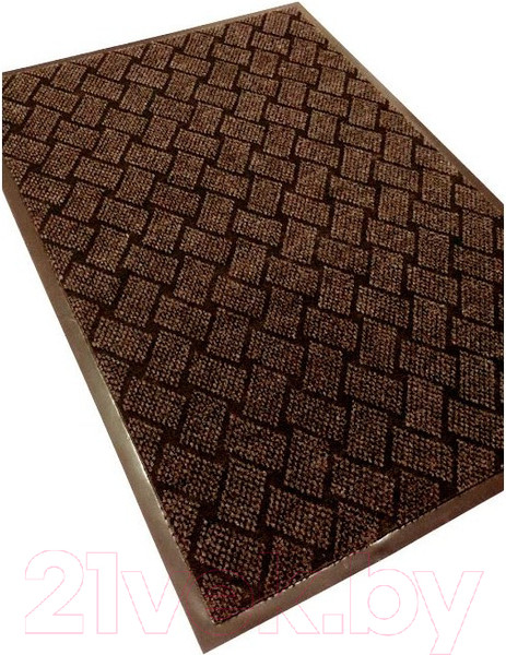 Изображение товара Коврик грязезащитный Kovroff Крафт ребристый 60x90 / 70303 (коричневый)