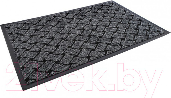 Изображение товара Коврик грязезащитный Kovroff Крафт ребристый 60x90 / 70302 (серый)