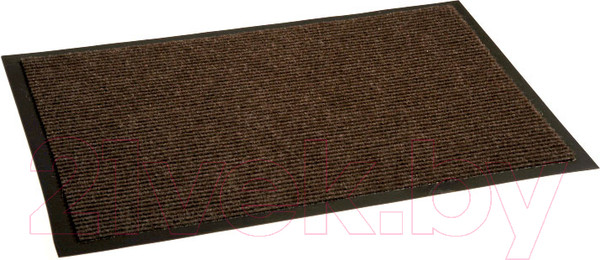 Изображение товара Коврик грязезащитный Kovroff Комфорт ребристый 50x80 / 40203 (коричневый)