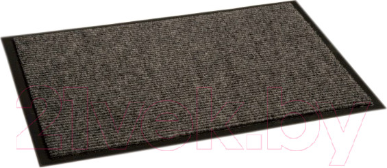 Изображение товара Коврик грязезащитный Kovroff Комфорт ребристый 60x90 / 40302 (серый)