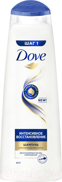 Изображение товара Шампунь для волос Dove Hair Therapy Интенсивное восстановление (380мл)