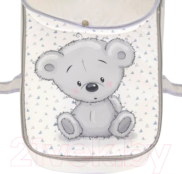 Изображение товара Люлька-переноска Bambola Медвежонок / 7709 (серый)