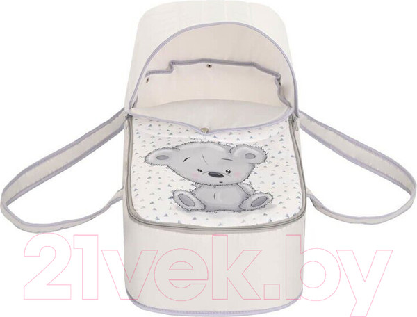 Изображение товара Люлька-переноска Bambola Медвежонок / 7709 (серый)