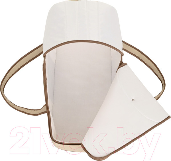 Изображение товара Люлька-переноска Bambola Мишка-Малышка / 7686 (бежевый/белый)