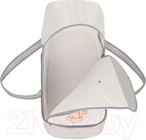 Изображение товара Люлька-переноска Bambola Мишка-Малышка / 7693 (серый/белый)