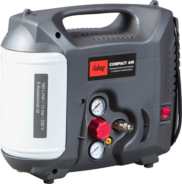 Изображение товара Воздушный компрессор Fubag Compact Air 6412320 (5 предметов)