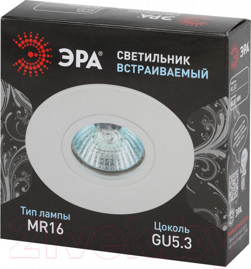 Изображение товара Точечный светильник ЭРА KL83 WH / Б0054344