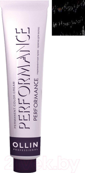 Изображение товара Крем-краска для волос Ollin Professional Performance Permanent Color Cream 4/71 (60мл, шатен коричнево-пепельный)