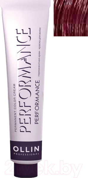 Изображение товара Крем-краска для волос Ollin Professional Performance Permanent Color Cream 0/22 (60мл, фиолетовый)