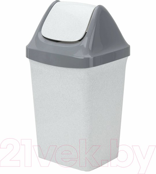 Изображение товара Контейнер для мусора Idea Свинг / М2463 (25л, мраморный)