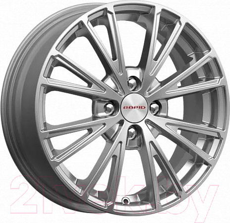 Изображение товара Литой диск K&K Меандр (КС879) 16x6" 4x100мм DIA 60.1мм ET 37мм Дарк платинум