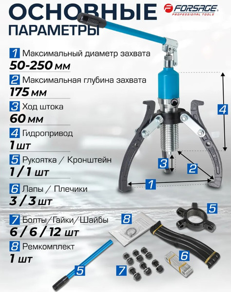 Изображение товара Съемник Forsage F-6590610H (16121)