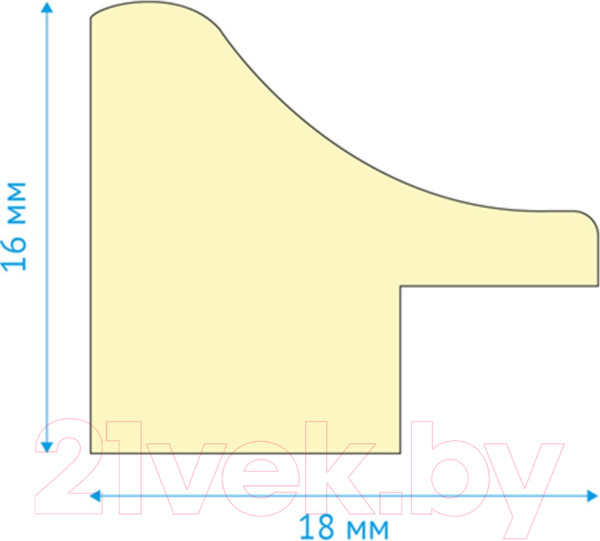 Изображение товара Рамка OfficeSpace №2 / 296646 (натуральный)
