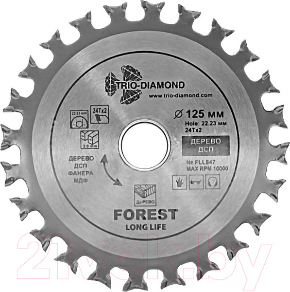 Изображение товара Пильный диск Trio Diamond FLL847