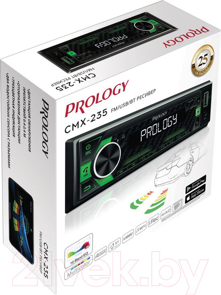 Изображение товара Бездисковая автомагнитола Prology CMX-235