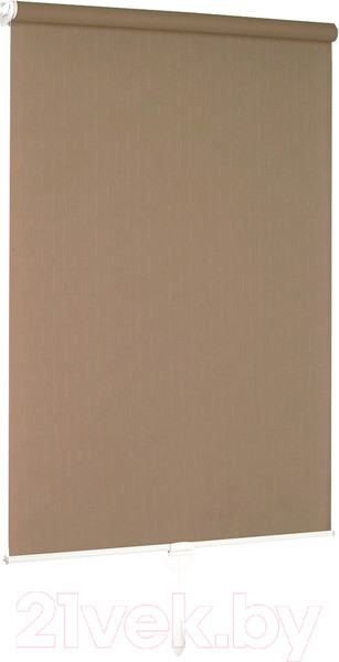 Изображение товара Рулонная штора Delfa Сантайм Лен СРШП-05В 2439 (62x170, какао)