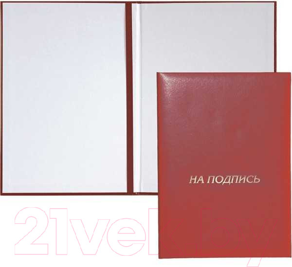 Изображение товара Папка адресная deVente На подпись / 3078211 (бордовый)