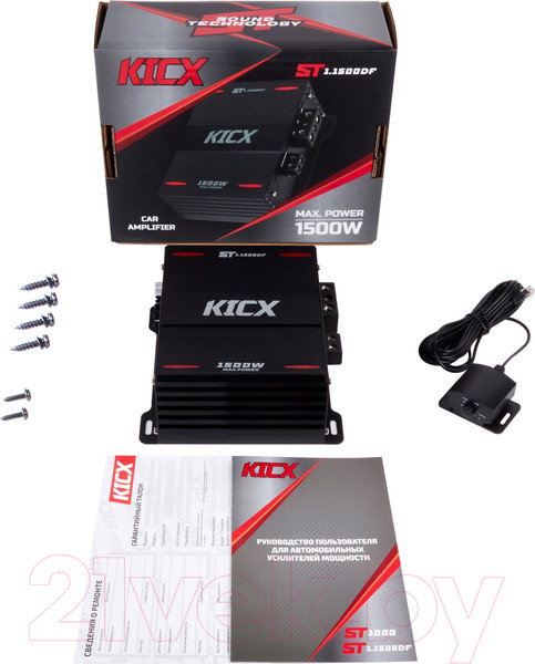 Изображение товара Автомобильный усилитель Kicx ST-1.1500DF