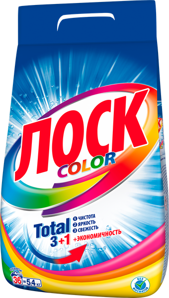 Изображение товара Стиральный порошок ЛОСК Color (5.4кг)
