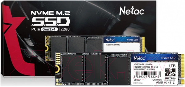 Изображение товара SSD диск Netac NV2000 1TB (NT01NV2000-1T0-E4X)