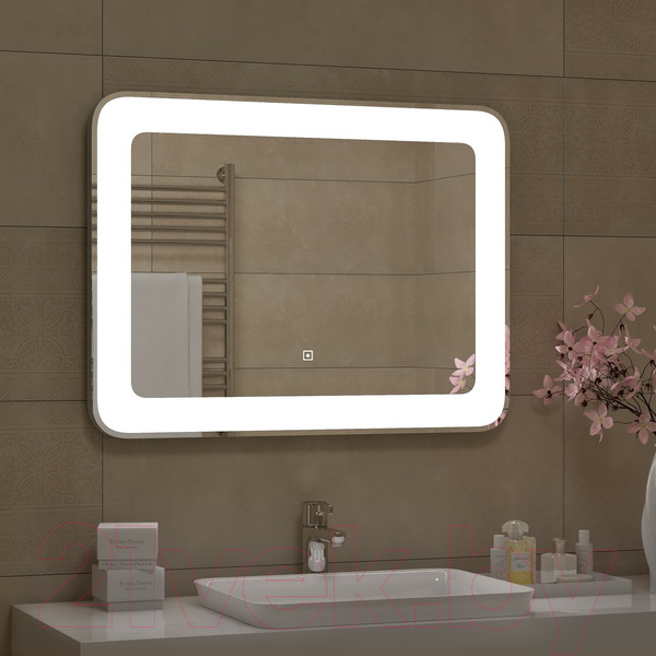 Изображение товара Зеркало Континент Velvette Led 90x70