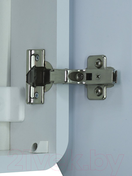 Изображение товара Шкаф с зеркалом для ванной Континент Elmage White Led 45x80