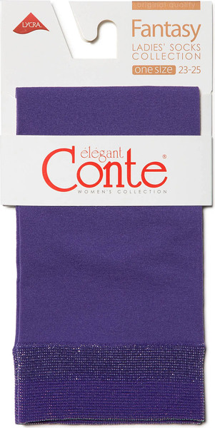 Изображение товара Носки Conte Elegant Fantasy (р.23-25, silver-violet)