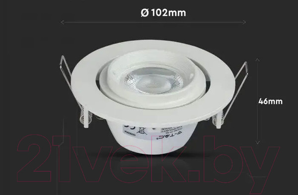 Изображение товара Точечный светильник V-TAC SKU-3689