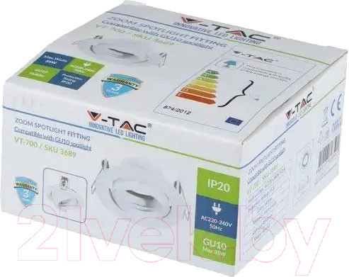 Изображение товара Точечный светильник V-TAC SKU-3689