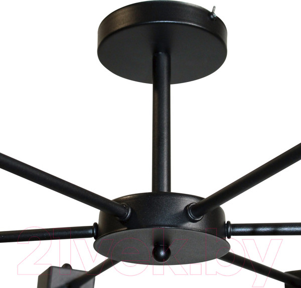 Изображение товара Люстра Элетех Дельта 161 НПБ 01-6х60-118 Е27 / 1005404785 (черный муар)