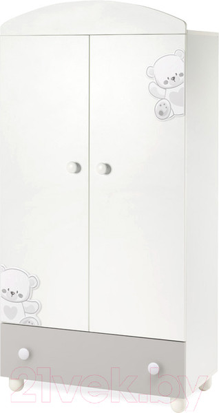 Изображение товара Шкаф Italbaby Jolie / 070.6305-0530 (белый/серый)