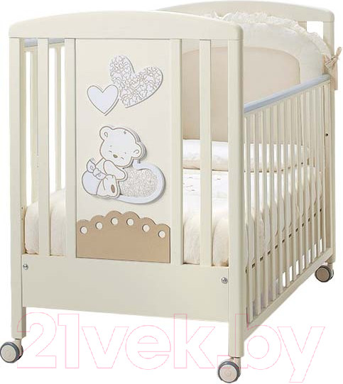 Изображение товара Детская кроватка Italbaby Love / 070.0840-6 (кремовый)
