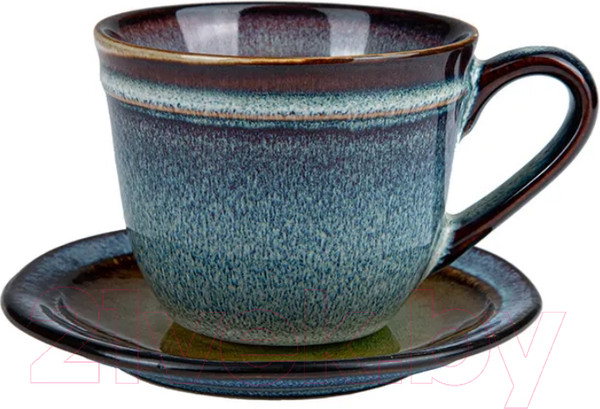 Изображение товара Чашка с блюдцем Corone Verde / фк0728