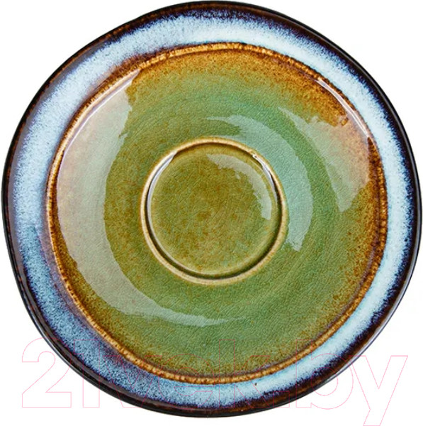 Изображение товара Чашка с блюдцем Corone Verde / фк0728