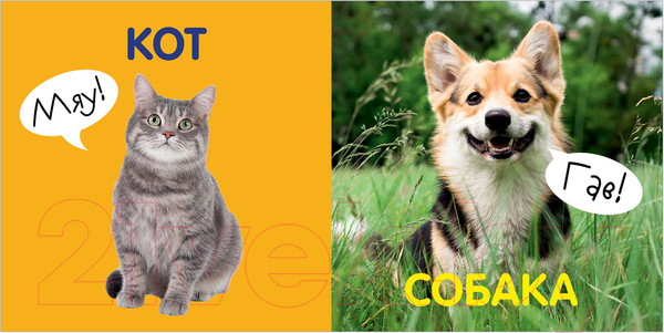 Изображение товара Развивающая книга CLEVER Первая фотокнига малыша. Первые слова