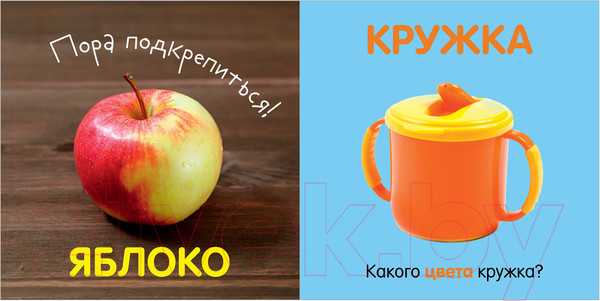 Изображение товара Развивающая книга CLEVER Первая фотокнига малыша. Первые слова