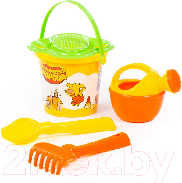 Изображение товара Набор игрушек для песочницы Полесье Оранжевая корова №2 / 83166