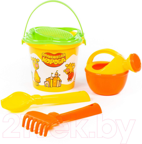 Изображение товара Набор игрушек для песочницы Полесье Оранжевая корова №2 / 83166