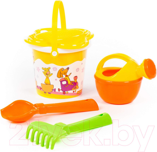 Изображение товара Набор игрушек для песочницы Полесье Оранжевая корова №2 / 83166