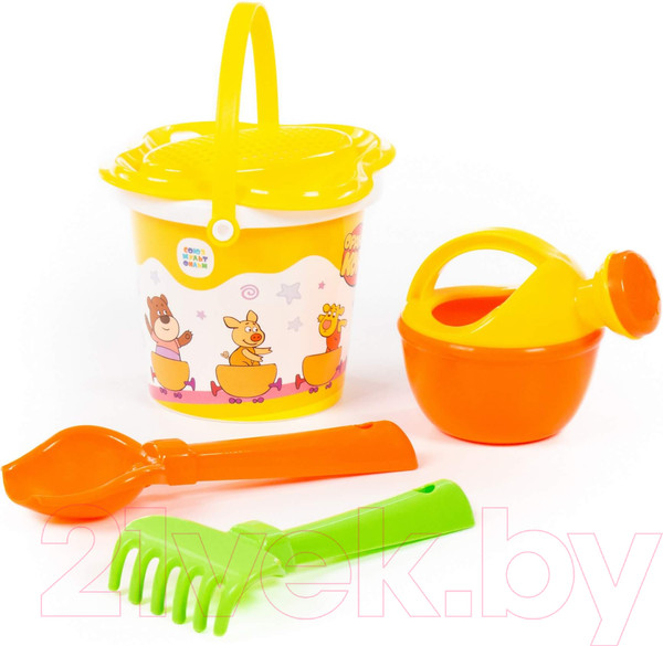 Изображение товара Набор игрушек для песочницы Полесье Оранжевая корова №2 / 83166