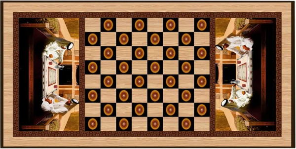 Изображение товара Набор настольных игр Partida Сирия. Шейхи средние Нарды, шашки / rassh50