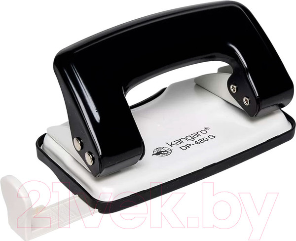 Изображение товара Дырокол Kangaro DP-480G Inspiro (черный/бежевый)