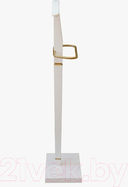 Изображение товара Стойка для одежды Мебелик Костюмная Васко В 70 (белый ясень/золото)