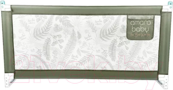 Изображение товара Ограждение для кровати Amarobaby Safety Of Dreams / AB-SOFD-BSR-OL-200 (оливковый)