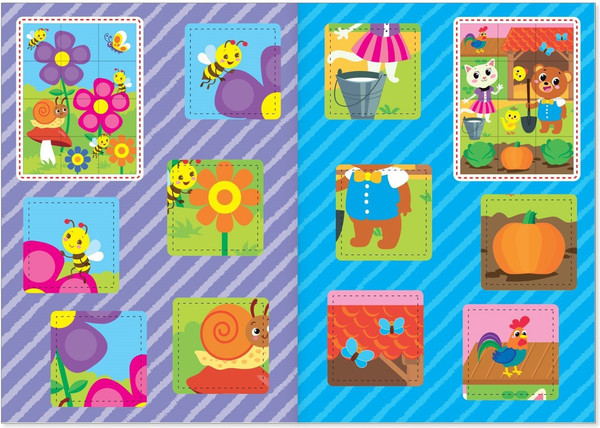 Изображение товара Набор развивающих книг Буква-ленд Любимые картинки, мягкая обложка