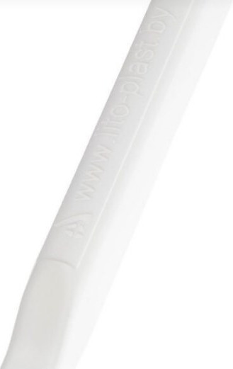 Изображение товара Набор пластиковых вешалок-плечиков Литопласт 5шт (белый)