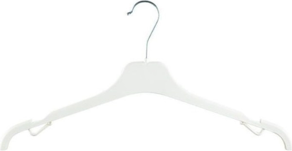 Изображение товара Набор пластиковых вешалок-плечиков Литопласт 5шт (белый)