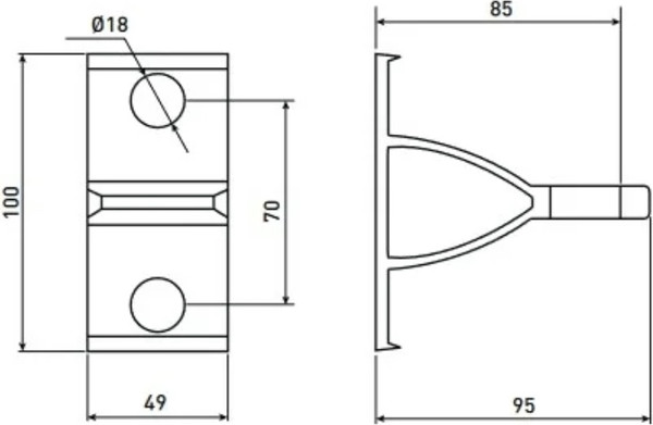 Изображение товара Кронштейн анкерный ЭРА SO253 / Б0029967